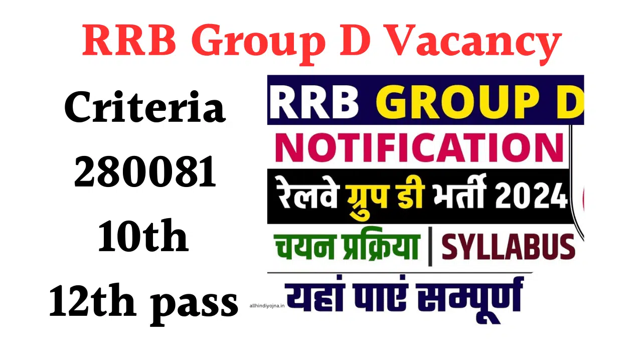 RRB Group D Vacancy 2024